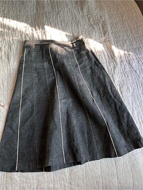 Vintage Karl Lagerfeld skirt denim midi